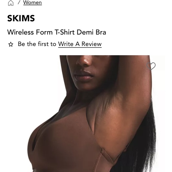 SKIMS Wireless Lightly Lined Bra COCOA!! - Picture 3 of 4